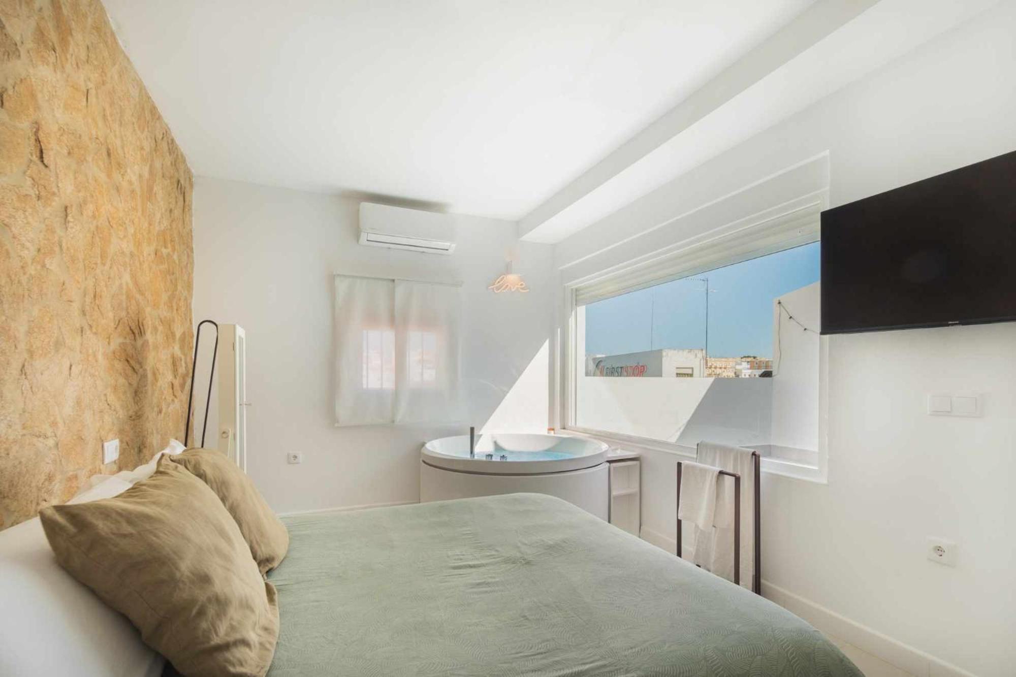 Appartement Jacuzzi Amanecer De Plata Decoracion Romantica